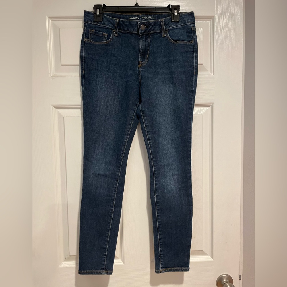 Old Navy Rockstar Midrise‎ Skinny Jeans Size 8 short